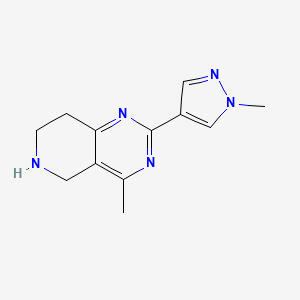 4-methyl-2-(1-methyl-1H-pyrazol-4-yl)-5,6,7,8-tetrahydropyrido[4,3-d]pyrimidine
