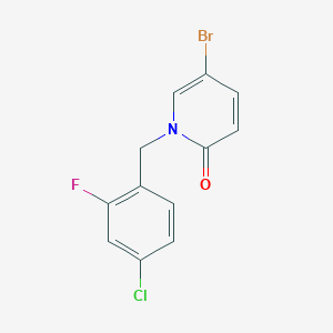 1-(4-chloro-2-fluorobenzyl)-5-bromopyridin-2(1H)-one