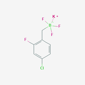 Potassium;(4-chloro-2-fluorophenyl)methyl-trifluoroboranuide
