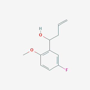 4-(3-Fluoro-6-methoxyphenyl)-1-buten-4-ol