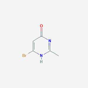 molecular formula C5H5BrN2O B7976827 6-bromo-2-methyl-1H-pyrimidin-4-one 