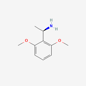 molecular formula C10H15NO2 B7977027 (R)-1-(2,6-Dimethoxyphenyl)ethan-1-amine 