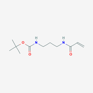 molecular formula C11H20N2O3 B7977185 tert-butyl N-[3-(prop-2-enamido)propyl]carbamate 