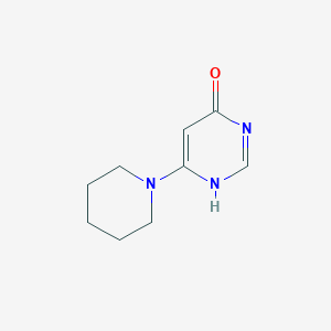 molecular formula C9H13N3O B7977210 6-piperidin-1-yl-1H-pyrimidin-4-one 