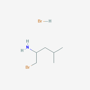 molecular formula C6H15Br2N B079775 Butylamine, 1-(bromomethyl)-3-methyl-, hydrobromide CAS No. 13892-89-2