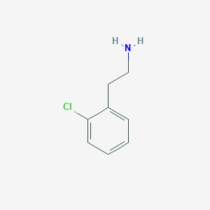 molecular formula C8H10ClN B079778 2-(2-Chlorophenyl)ethylamine CAS No. 13078-80-3