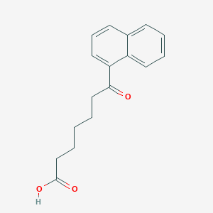 molecular formula C17H18O3 B079781 7-(1-萘基)-7-氧代庚酸 CAS No. 13672-47-4