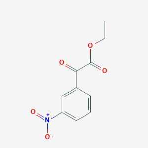 molecular formula C10H9NO5 B7978287 3-Nitro-oxo-benzeneacetic acid Ethyl ester 