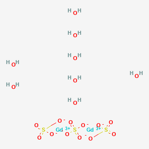 molecular formula Gd2H16O20S3 B079784 Gadolinium(III) sulfate octahydrate CAS No. 13450-87-8