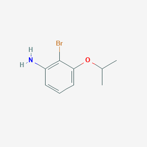 molecular formula C9H12BrNO B7978836 2-Bromo-3-(propan-2-yloxy)aniline 