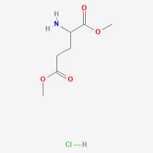 molecular formula C7H14ClNO4 B079792 Dimethyl DL-Glutamate Hydrochloride CAS No. 13515-99-6