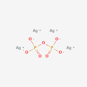 molecular formula Ag4O7P2 B079796 Tetrasilver pyrophosphate CAS No. 13465-97-9