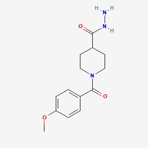 1-(4-Methoxybenzoyl)-4-piperidinecarbohydrazide