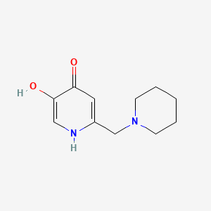 5-hydroxy-2-(piperidinomethyl)-4(1H)-pyridinone
