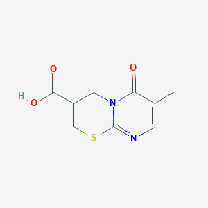 7-methyl-6-oxo-3,4-dihydro-2H,6H-pyrimido[2,1-b][1,3]thiazine-3-carboxylic acid