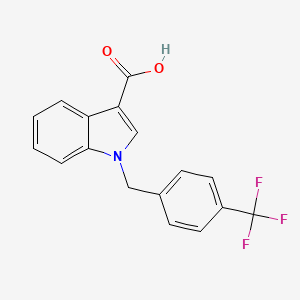 1-[4-(trifluoromethyl)benzyl]-1H-indole-3-carboxylic acid