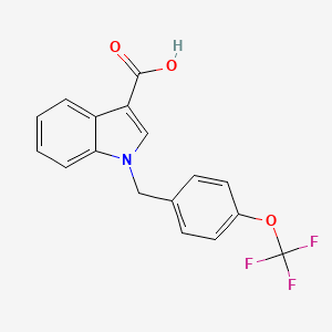 1-[4-(trifluoromethoxy)benzyl]-1H-indole-3-carboxylic acid