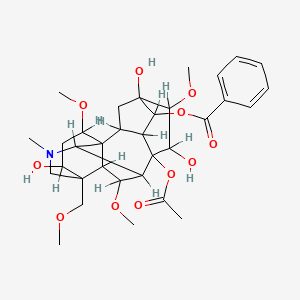 molecular formula C33H45NO11 B7979646 Mesaconitine 