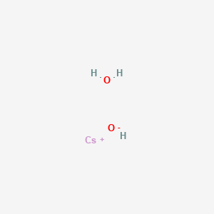 molecular formula CsH3O2 B079797 Cesium hydroxide monohydrate CAS No. 12260-45-6