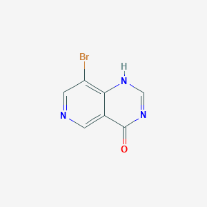 molecular formula C7H4BrN3O B7980036 8-bromo-1H-pyrido[4,3-d]pyrimidin-4-one 
