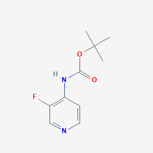 molecular formula C10H13FN2O2 B7980210 tert-Butyl (3-fluoropyridin-4-yl)carbamate CAS No. 1260683-20-2