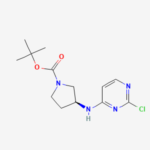 (S)-3-(2-Chloro-pyrimidin-4-ylamino)-pyrrolidine-1-carboxylic acid tert-butyl ester