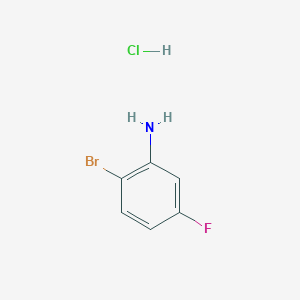 molecular formula C6H6BrClFN B7980307 2-Bromo-5-fluoroaniline hydrochloride 