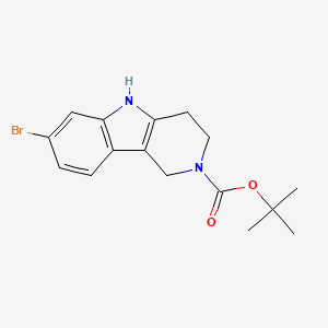 tert-Butyl 7-bromo-3,4-dihydro-1H-pyrido[4,3-b]indole-2(5H)-carboxylate