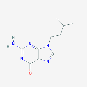 molecular formula C10H15N5O B079805 2-amino-9-isopentyl-5H-purin-6(9H)-one CAS No. 15065-50-6