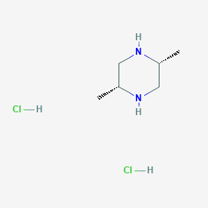 molecular formula C6H16Cl2N2 B7980781 (2R,5R)-2,5-Dimethyl-piperazine dihydrochloride 