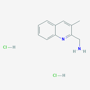 (3-Methylquinolin-2-yl)methanamine dihydrochloride