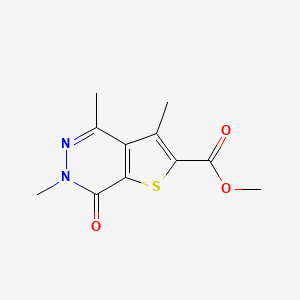 Methyl 3,4,6-trimethyl-7-oxo-6,7-dihydrothieno[2,3-D]pyridazine-2-carboxylate