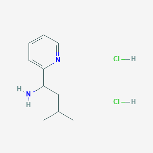 3-Methyl-1-(pyridin-2-yl)butan-1-amine dihydrochloride