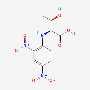 molecular formula C10H11N3O7 B7980908 Threonine, N-(2,4-dinitrophenyl)- 