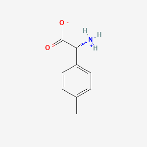 (2R)-2-azaniumyl-2-(4-methylphenyl)acetate