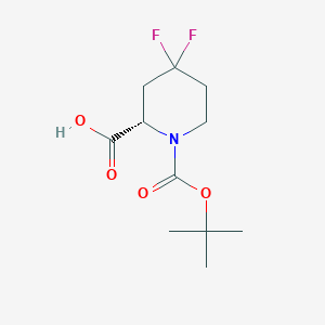 (S)-1-(tert-Butoxycarbonyl)-4,4-difluoropiperidine-2-carboxylic acid