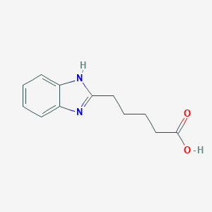 molecular formula C12H14N2O2 B079810 5-(1H-benzimidazol-2-yl)pentanoic acid CAS No. 14678-78-5
