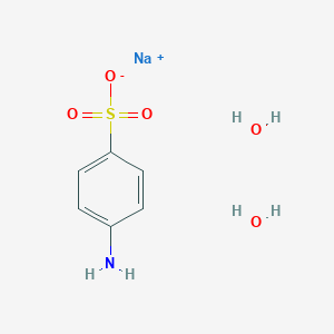molecular formula C6H10NNaO5S B7981036 sodium;4-aminobenzenesulfonate;dihydrate 