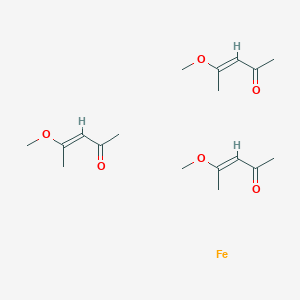 molecular formula C18H30FeO6 B7981068 Iron tri(4-methoxypent-3-en-2-one) 