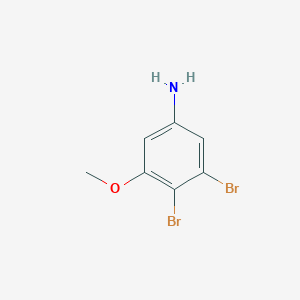 molecular formula C7H7Br2NO B7981155 3,4-Dibromo-5-methoxyaniline CAS No. 95970-21-1