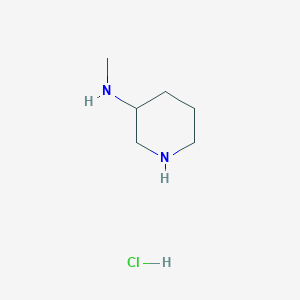 molecular formula C6H15ClN2 B7981246 N-Methylpiperidin-3-amine hydrochloride 