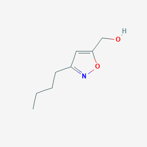 molecular formula C8H13NO2 B079814 (3-Butyl-1,2-oxazol-5-yl)methanol CAS No. 14633-18-2