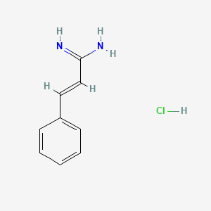 molecular formula C9H11ClN2 B7981514 Cinnamimidamide hydrochloride CAS No. 35112-42-6