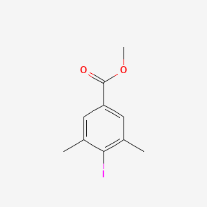 molecular formula C10H11IO2 B7981519 Methyl 4-iodo-3,5-dimethylbenzoate 