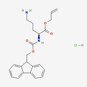 (S)-Allyl 2-((((9H-fluoren-9-yl)methoxy)carbonyl)amino)-5-aminopentanoate hydrochloride