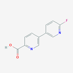 6'-Fluoro-[3,3'-bipyridine]-6-carboxylic acid