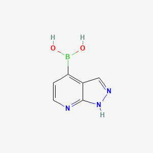 (1H-Pyrazolo[3,4-B]pyridin-4-YL)boronic acid