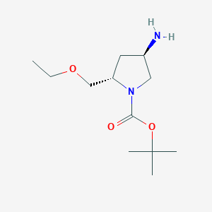 (2S,4R)-tert-Butyl 4-amino-2-(ethoxymethyl)pyrrolidine-1-carboxylate