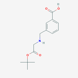 3-(((2-(tert-Butoxy)-2-oxoethyl)amino)methyl)benzoic acid