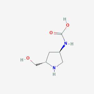 ((3R,5S)-5-(Hydroxymethyl)pyrrolidin-3-yl)carbamic acid